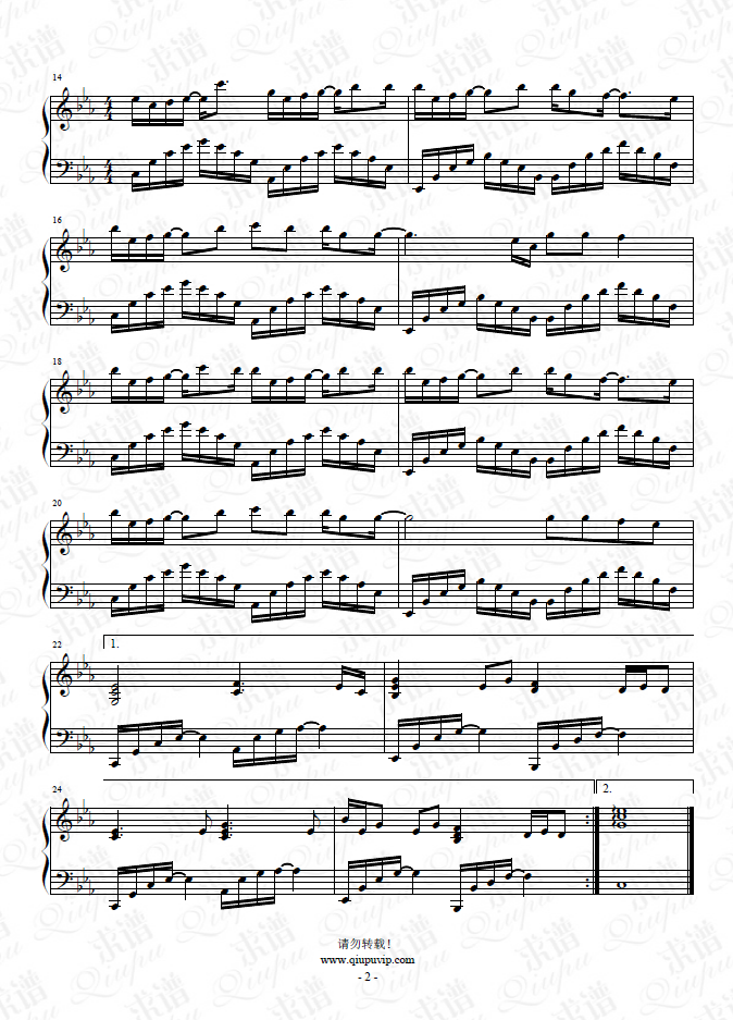 小星星Aurora，墜落星空鋼琴譜,鋼琴曲